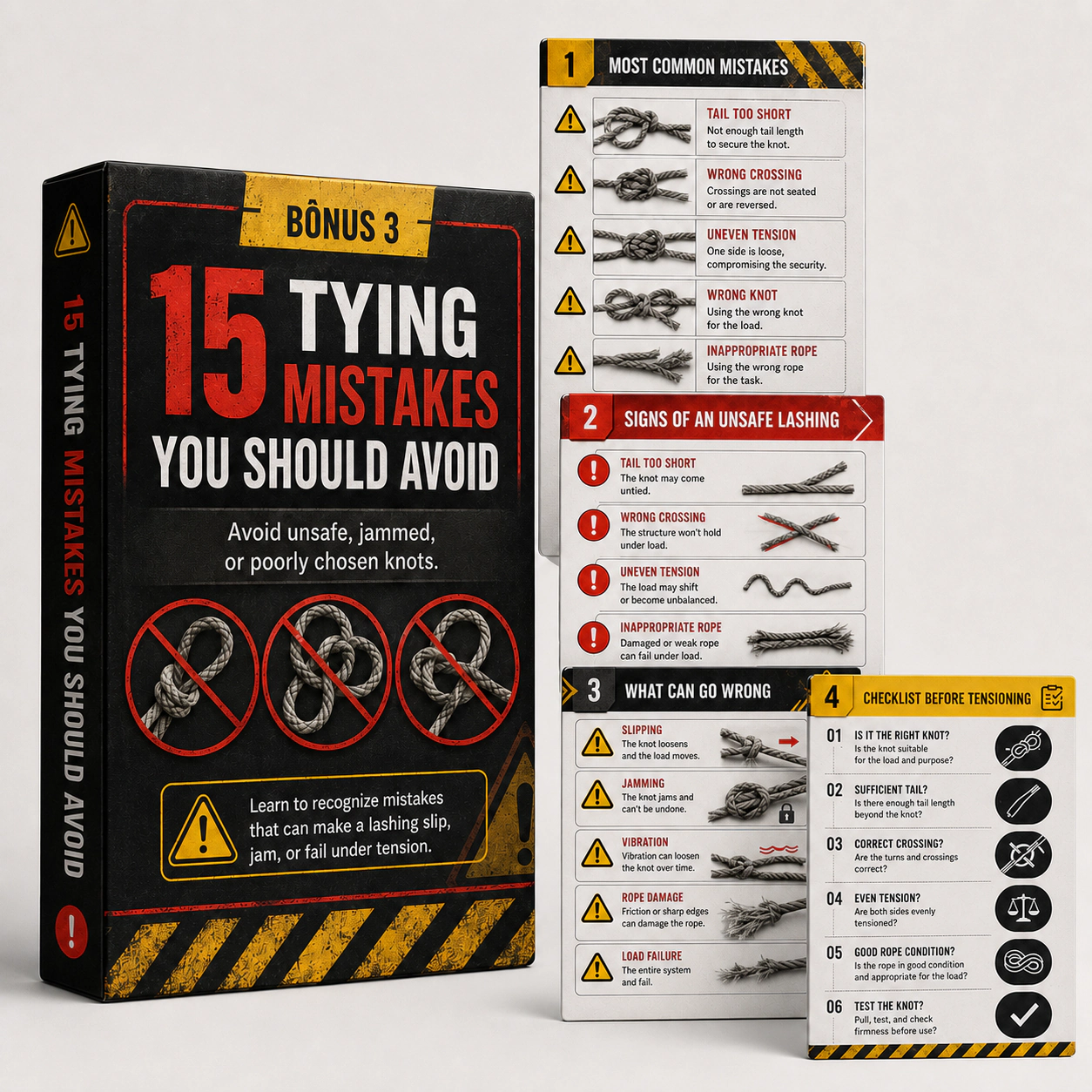 15 Tying Mistakes bonus mockup